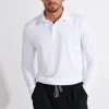 Cala 1789 Polo blanc manches longues CARL TERZO Fashion