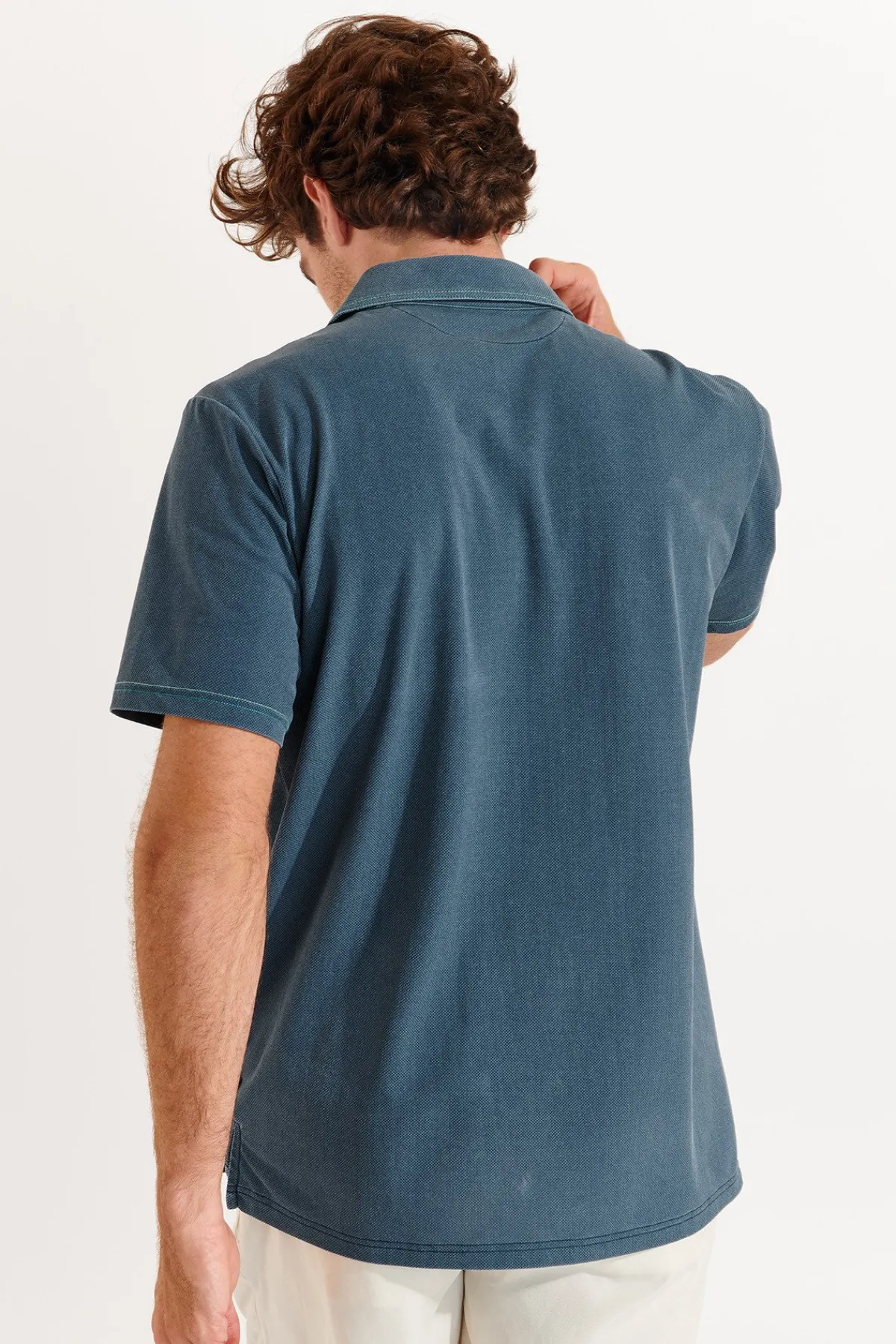 Cala 1789 Polo denim bleu VASCO SORANZO New