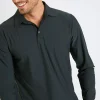 Cala 1789 Polo manches longues gris foncé CARL BAIABLUE Best