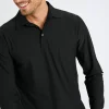 Cala 1789 Polo manches longues noir CARL BAIABLUE Fashion