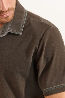 Cala 1789 Polo marron VASCO SORANZO Hot