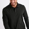 Cala 1789 Polo noir manches longues CARL TERZO Best