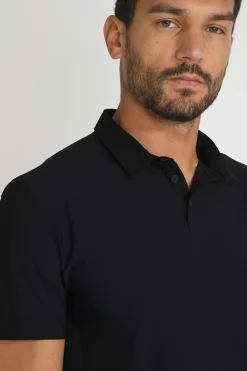 Cala 1789 Polo noir VASCO BAIABLUE Online