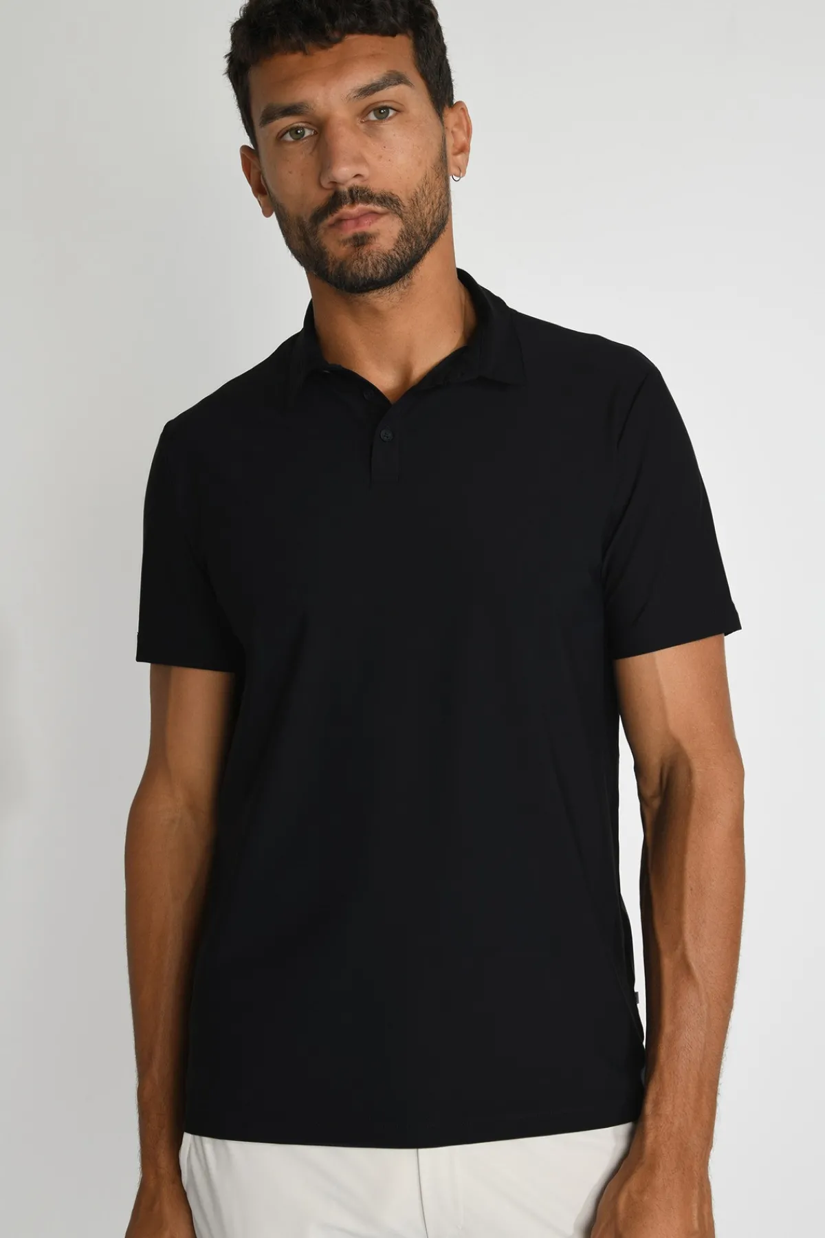 Cala 1789 Polo noir VASCO BAIABLUE Online