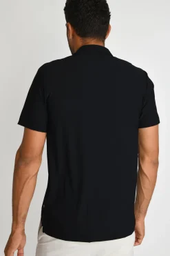 Cala 1789 Polo noir VASCO BAIABLUE Online