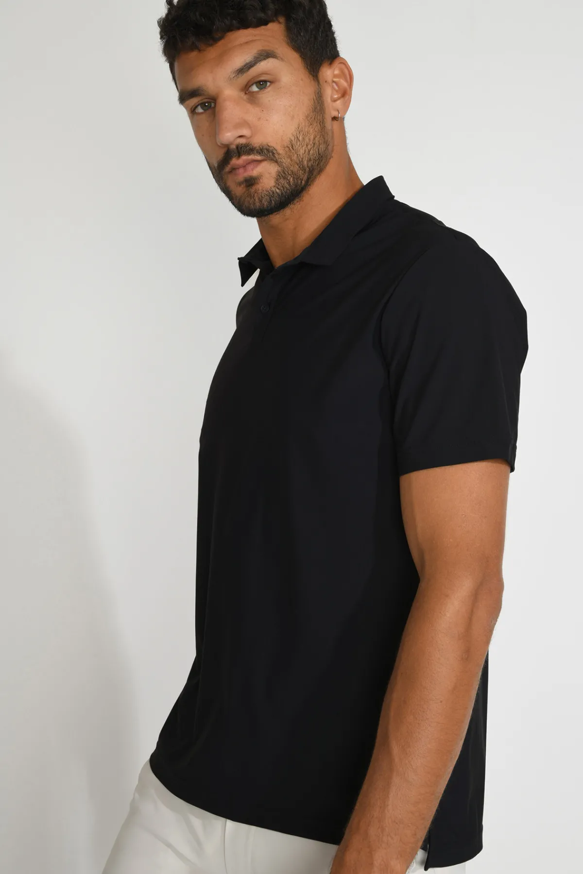 Cala 1789 Polo noir VASCO BAIABLUE Online