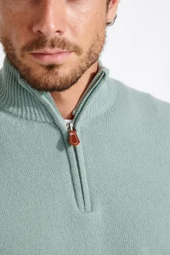 Cala 1789 PULL CAMIONNEUR VERT D'EAU MARCO TREVISE Fashion