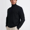 Cala 1789 PULL COL ROULÉ NOIR SILVIO MONZA Clearance