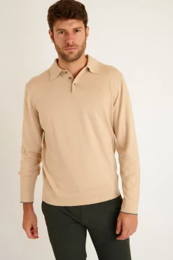 Cala 1789 PULL POLO BEIGE CEZAR MONZA Sale