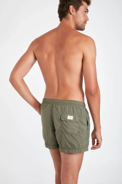 Cala 1789 Short de bain kaki DAVID GINEPRO Outlet
