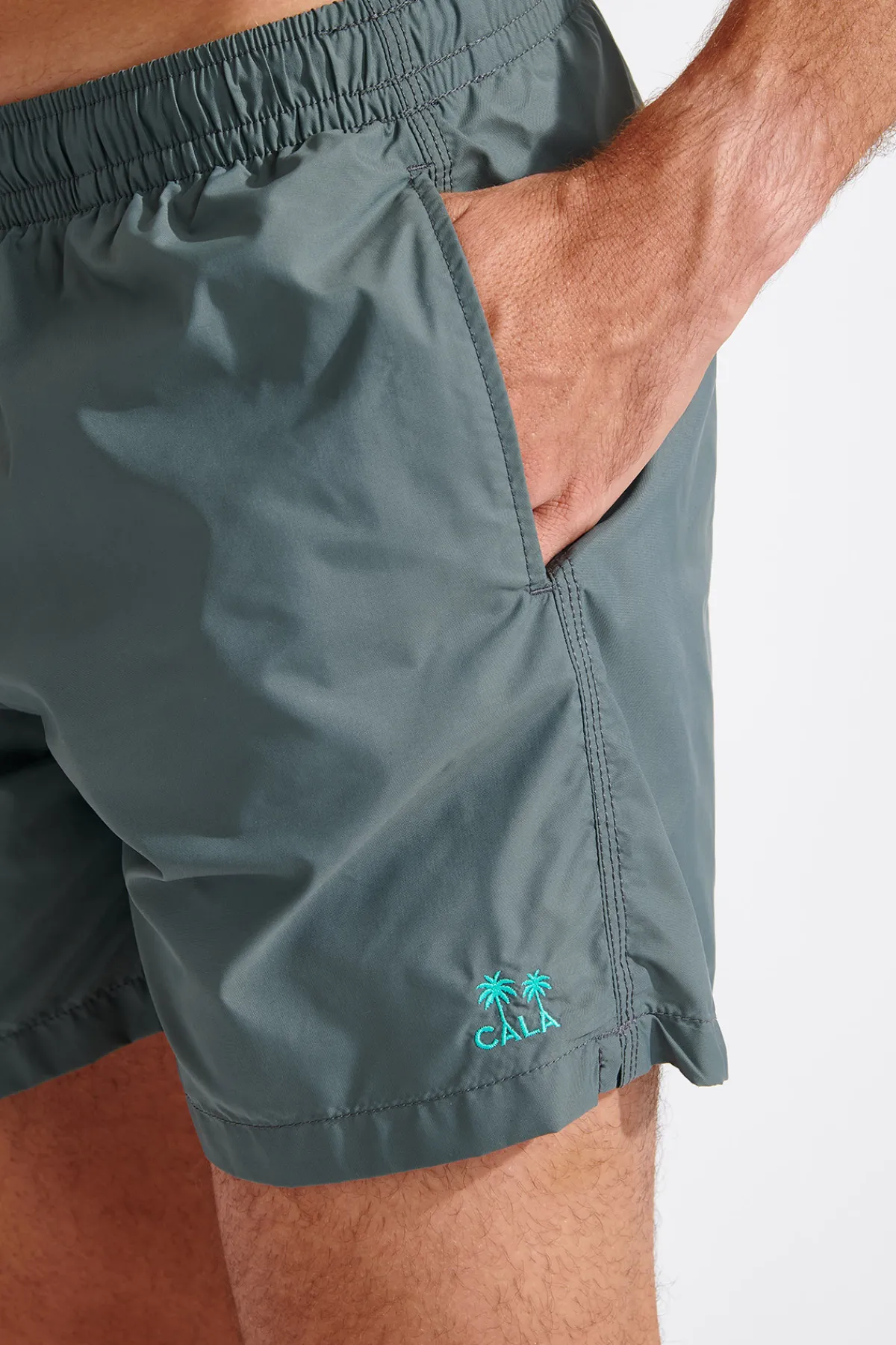 Cala 1789 Short de bain kaki SWIMSHORT SANTO Sale