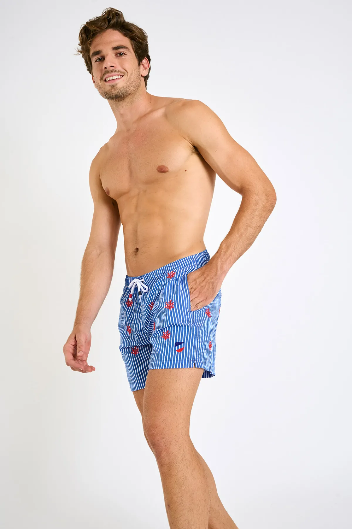 Cala 1789 Short de bain marine SWIMSHORT CORAIL Sale