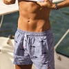 Cala 1789 Short de Bain rayure Marine - Broderie Requin SWIMSHORT SHARK Outlet