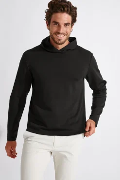 Cala 1789 Sweat à capuche noir VOLIO PIEMONT Outlet
