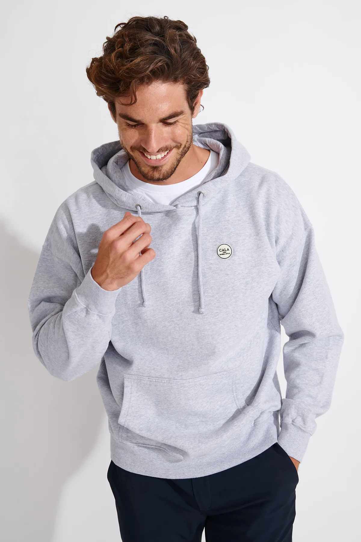 Cala 1789 Sweat à capuche VINCENTMCP CIRCUIT gris Discount