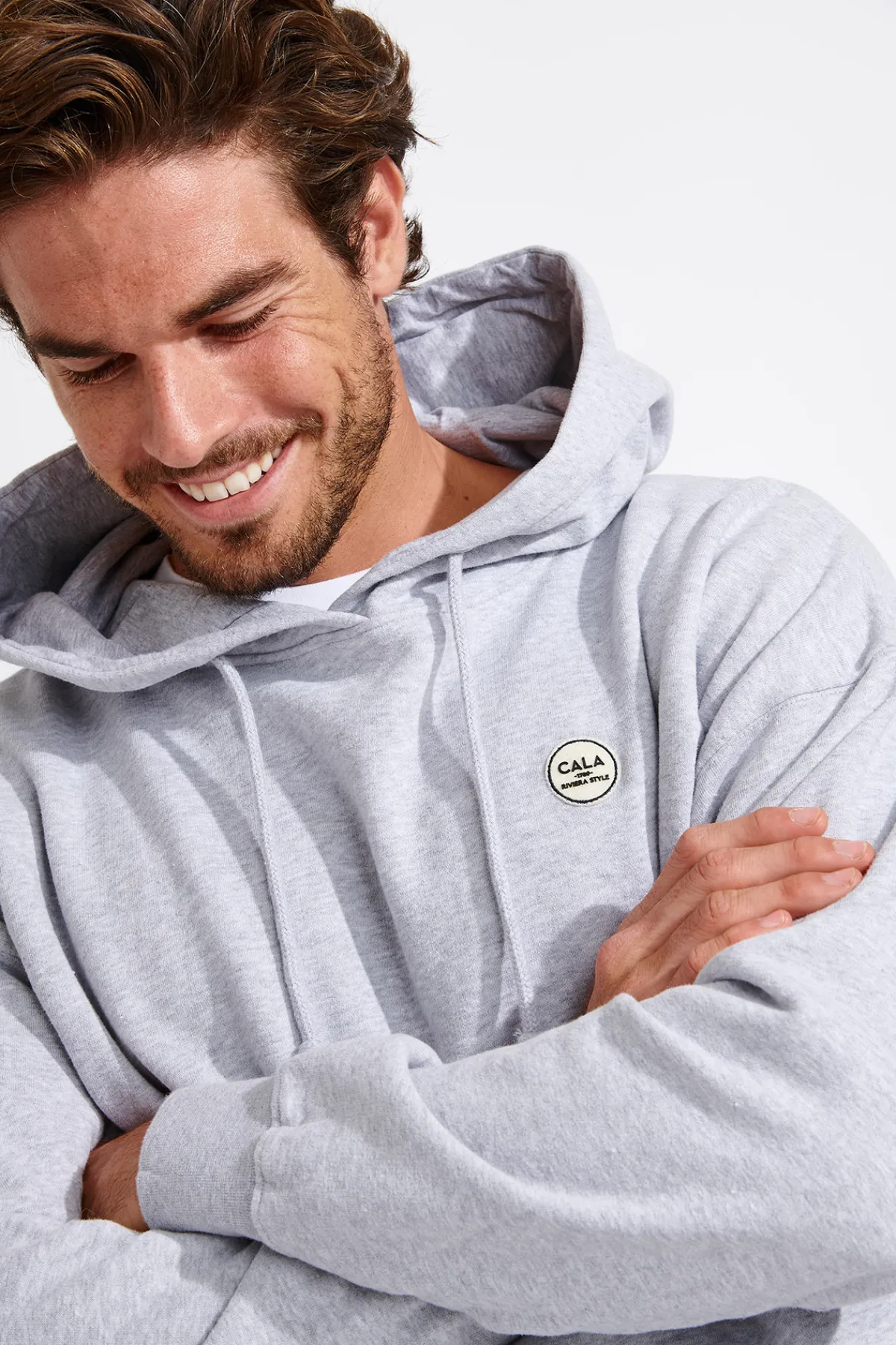 Cala 1789 Sweat à capuche VINCENTMCP CIRCUIT gris Discount