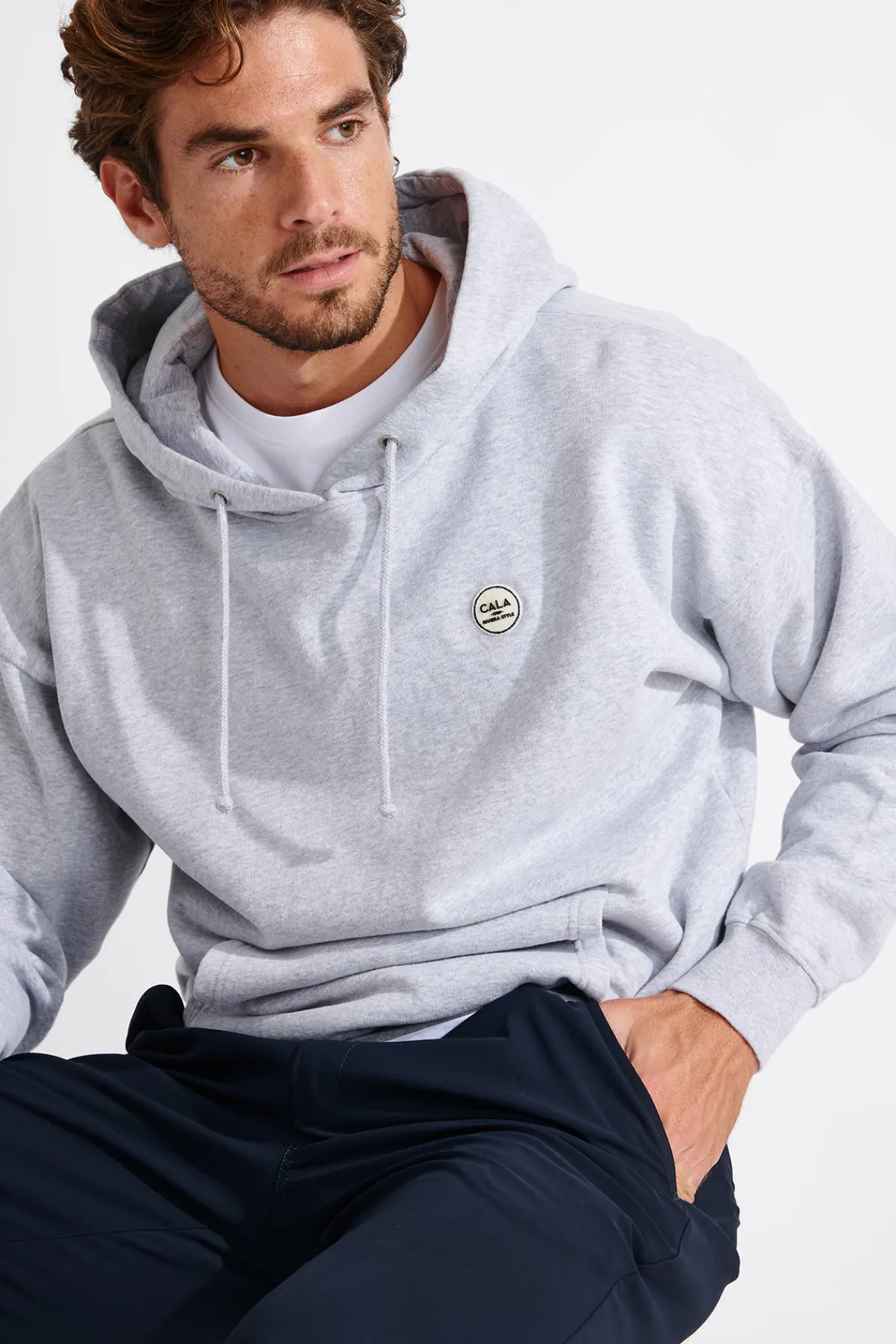 Cala 1789 Sweat à capuche VINCENTMCP CIRCUIT gris Discount