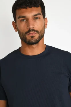 Cala 1789 T shirt technique bleu marine CYRIL TRIESTE New