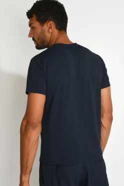 Cala 1789 T shirt technique bleu marine CYRIL TRIESTE New