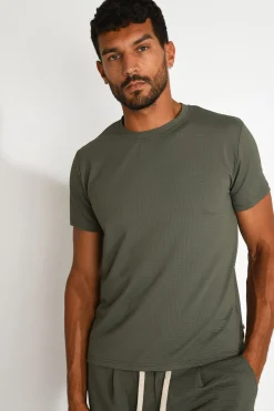 Cala 1789 T shirt technique kaki CYRIL TRIESTE Hot