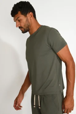 Cala 1789 T shirt technique kaki CYRIL TRIESTE Hot