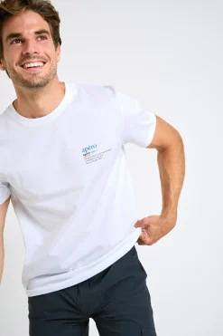 Cala 1789 T-shirt blanc en coton Apéro YANNAPE DICTIO New