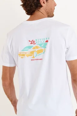Cala 1789 Tshirt blanc YANNCAR GALLIANI Fashion