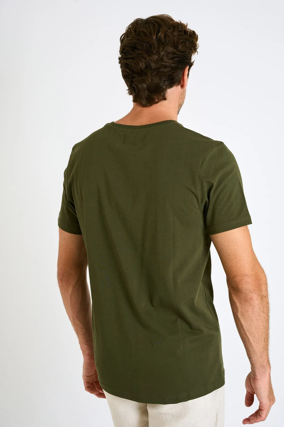 Cala 1789 T-shirt homme kaki "Apéro" YANNAPE DICTIO New