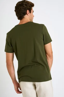 Cala 1789 T-shirt kaki manches courtes YANNPAP DICTIO Fashion