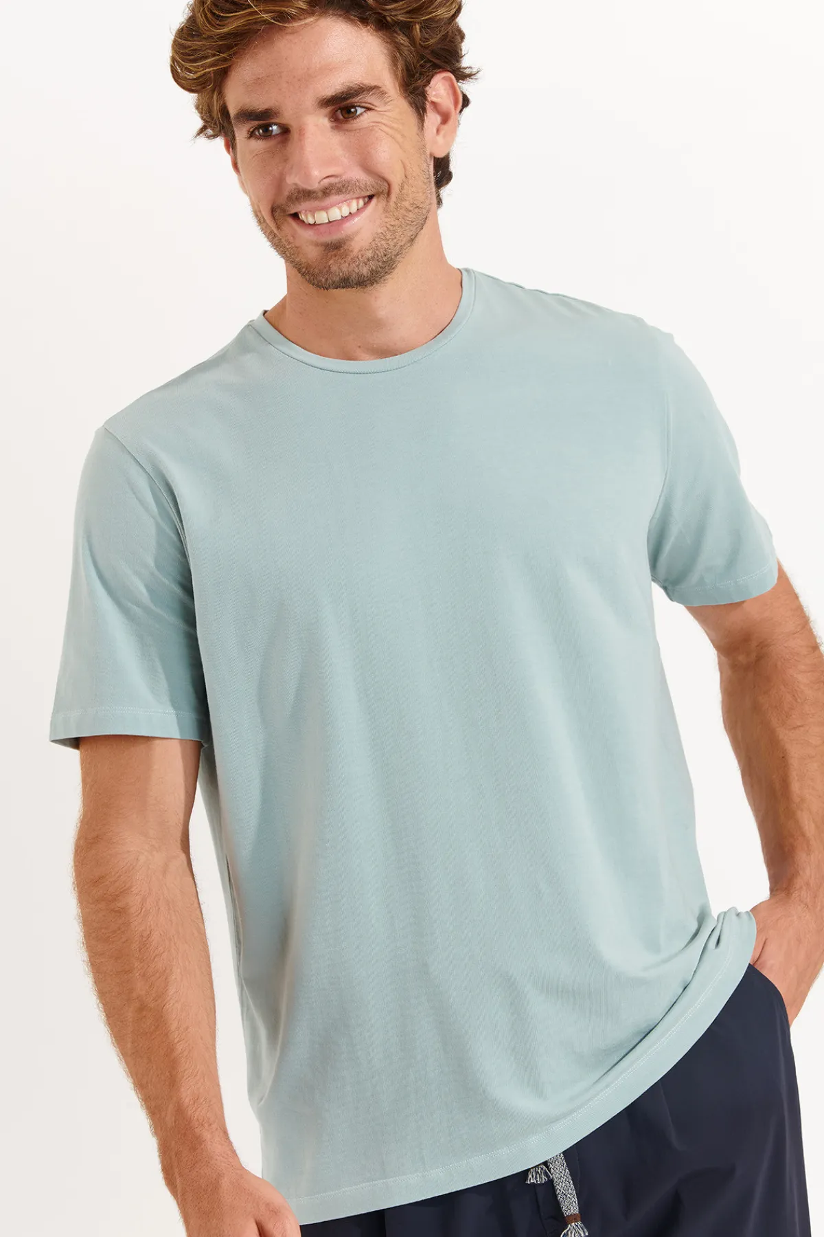 Cala 1789 T-shirt vert d'eau FILIPO TERZO Discount