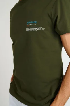 Cala 1789 T-shirt YANN GIN DICTIO kaki Fashion