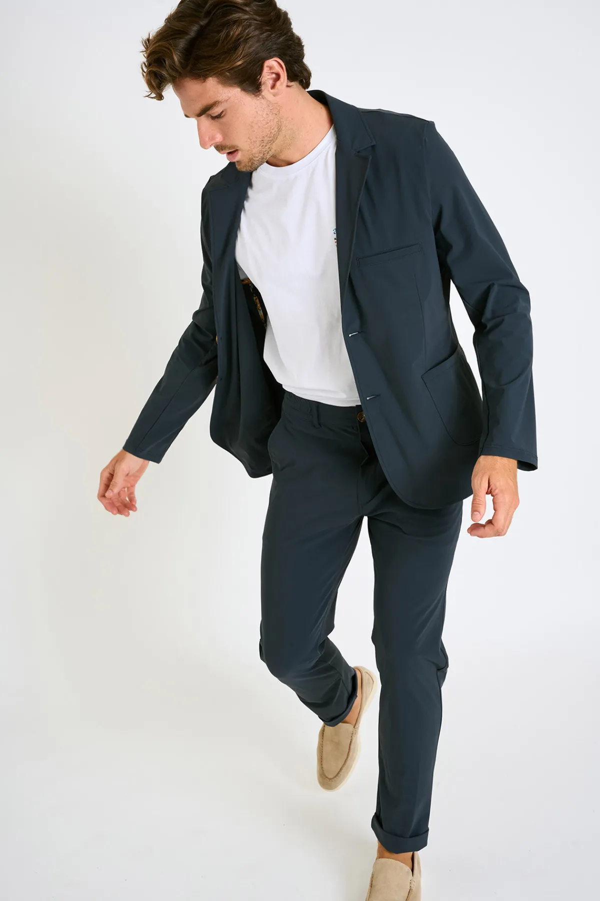 Cala 1789 Veste blazer grise homme MATTEO LESCADA Clearance