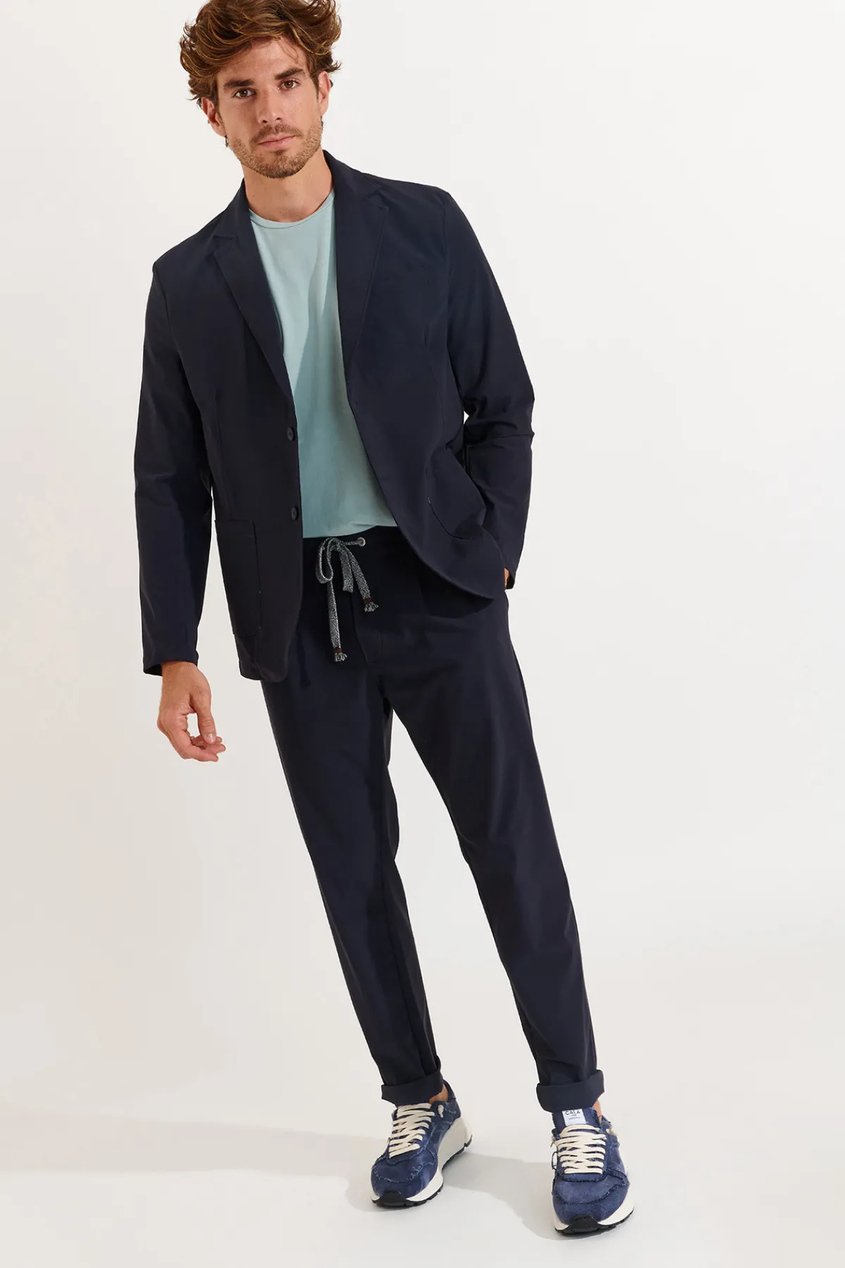 Cala 1789 Veste bleu marine NIKO LESCADA Sale