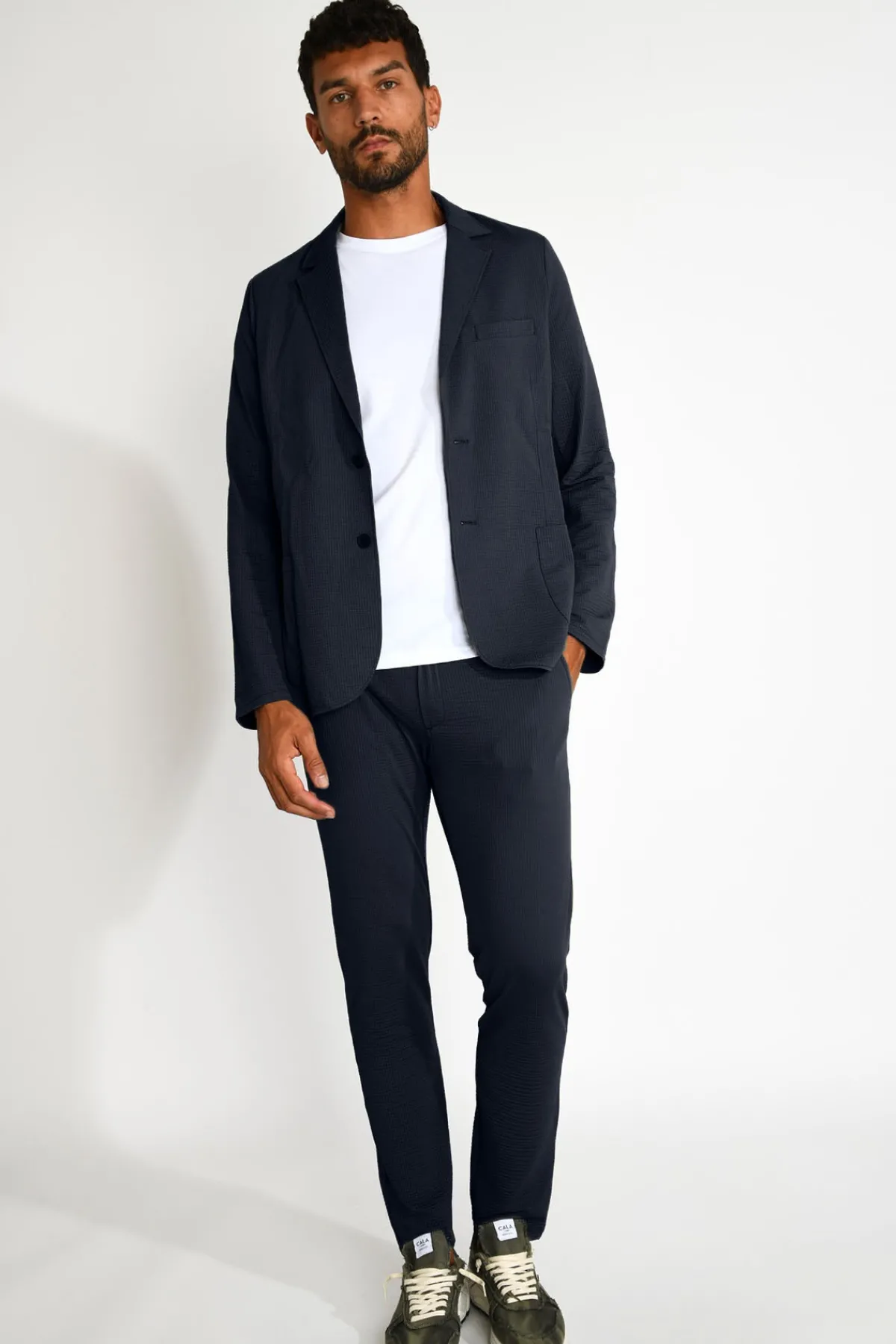 Cala 1789 Veste costard bleu marine technique NIIKO TRIESTE Outlet
