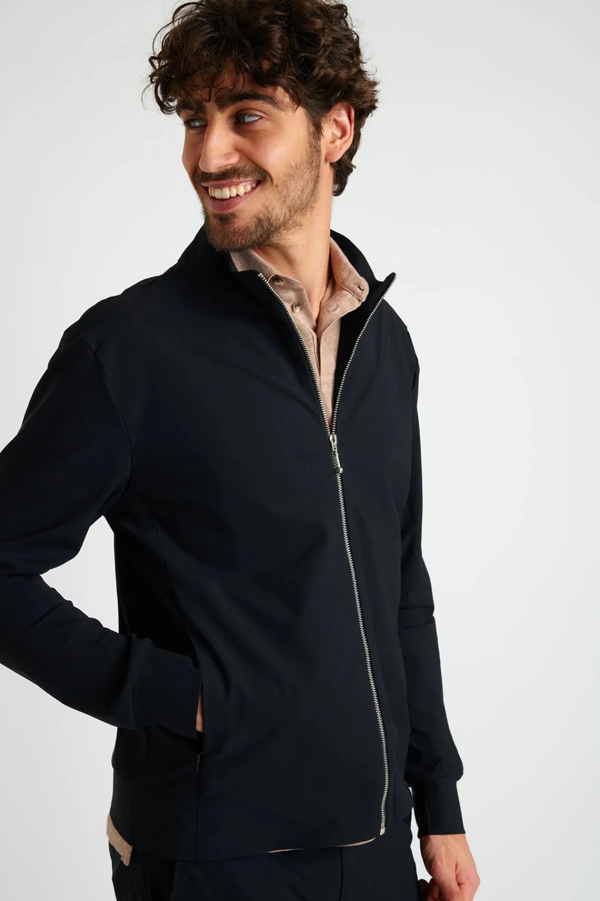 Cala 1789 Veste en jersey noire LUC EVOLUTION Best
