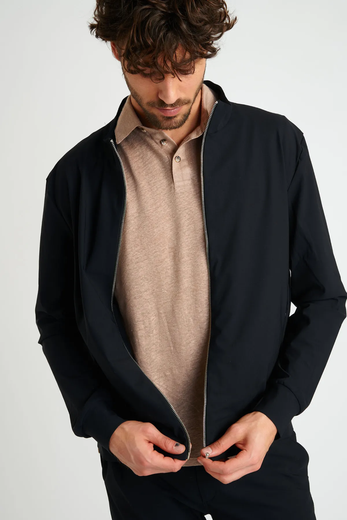 Cala 1789 Veste en jersey noire LUC EVOLUTION Best