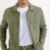 Cala 1789 Veste Kaki en lin Olivier Lindye Sale