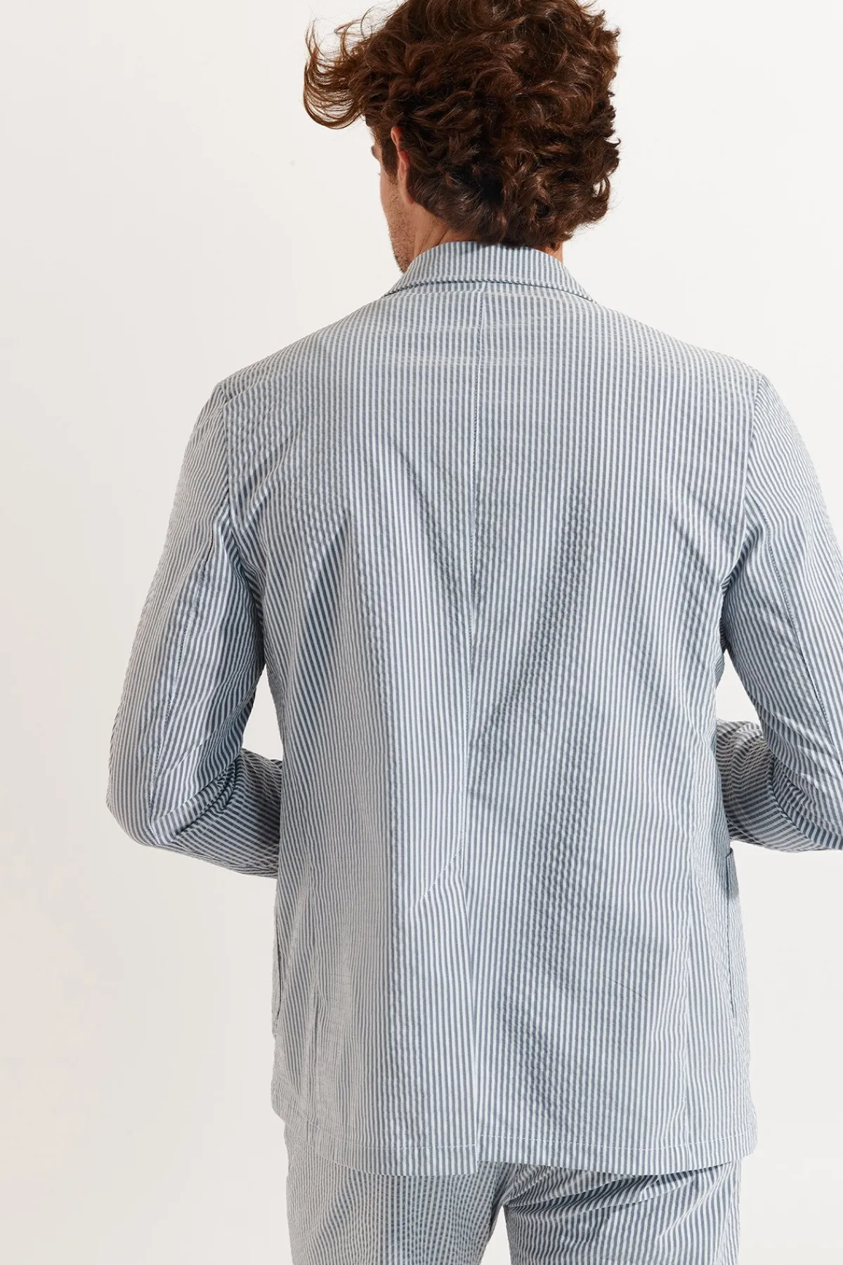 Cala 1789 Veste rayée bleu NIKO CALVI Online