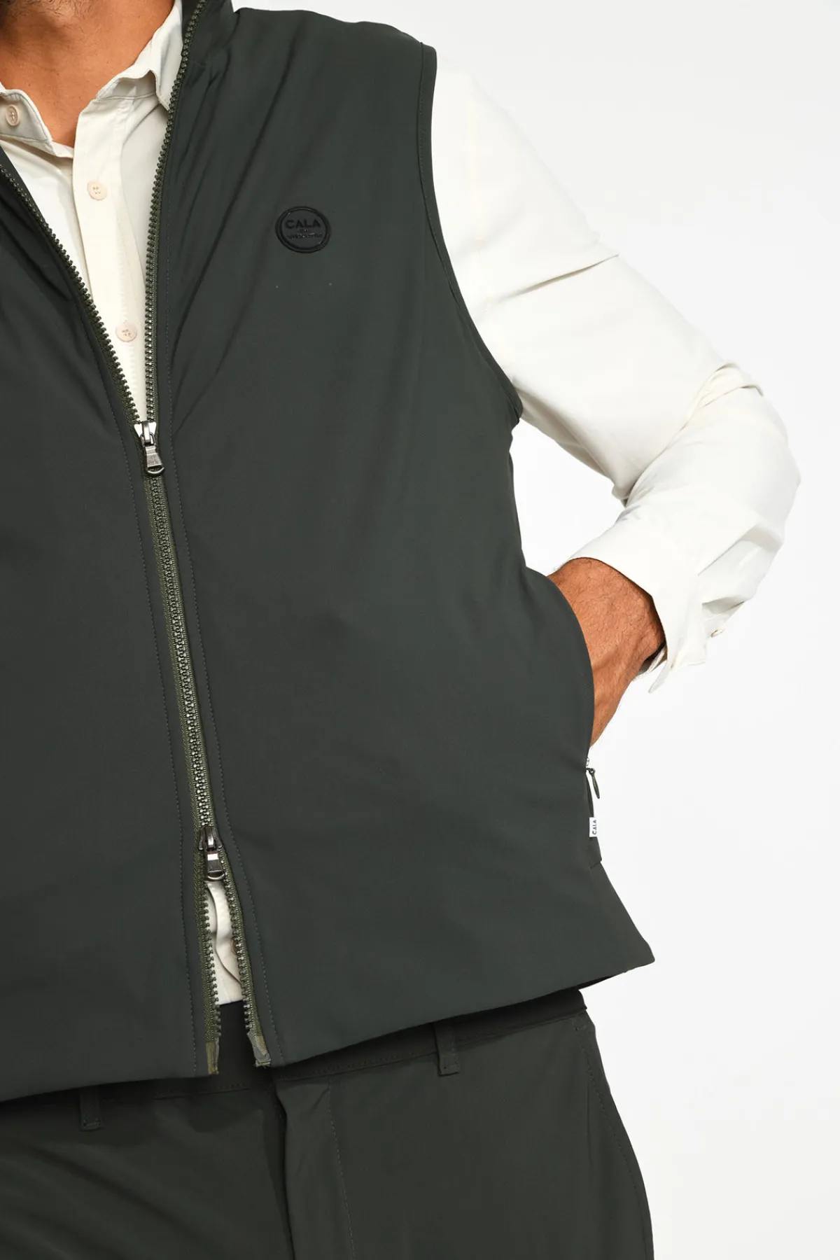 Cala 1789 Veste sans manche verte sapin MARKUS EVOLUTION Clearance
