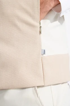 Cala 1789 Veste sans manches beige MARKUS TERLIZZI Discount