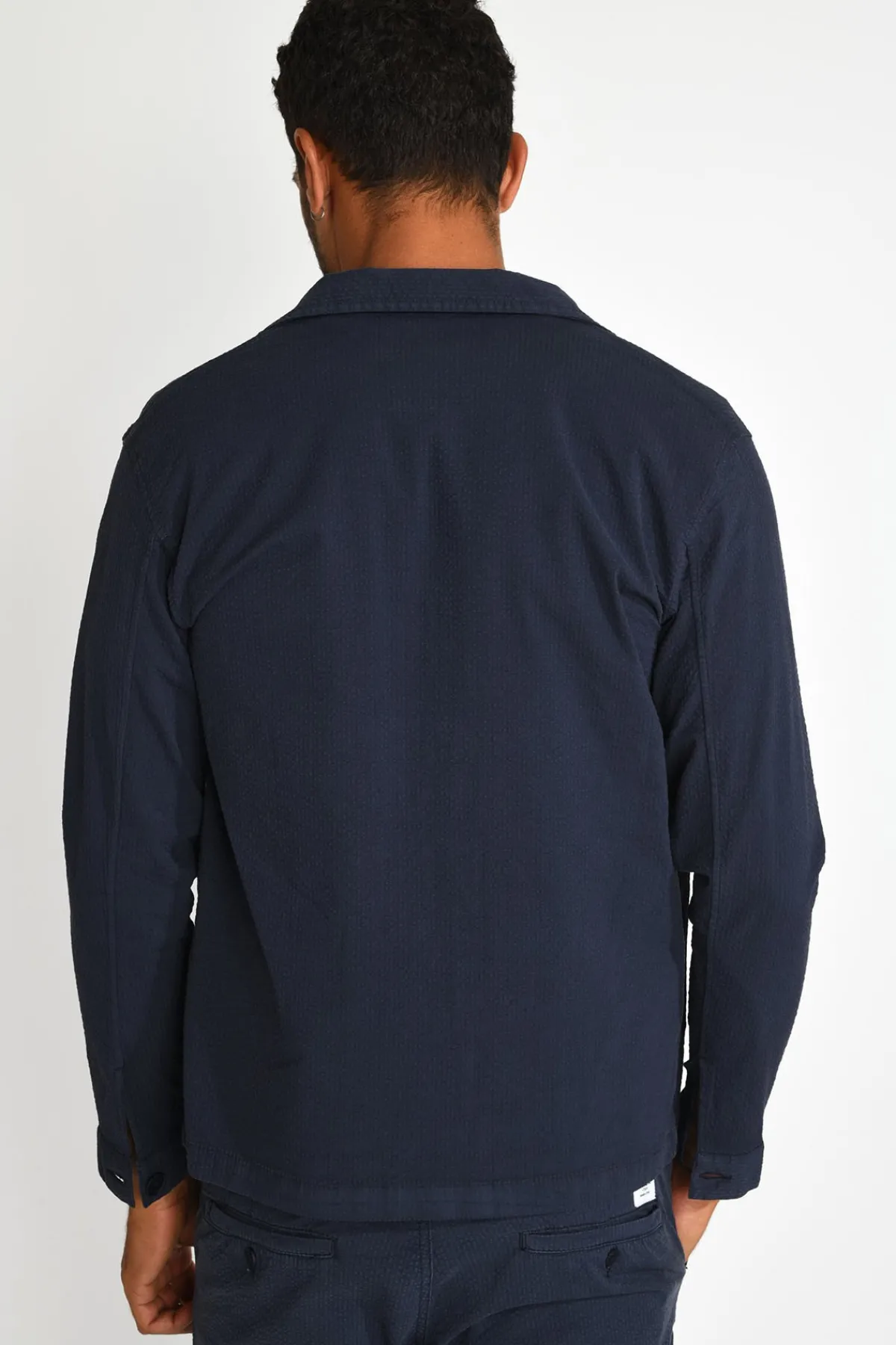 Cala 1789 Veste surchemise bleu marine EMILE MOGLIANO Hot