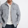 Cala 1789 Veste surchemise gris chiné LEONE VERSILIA Hot