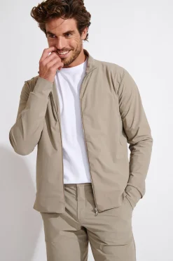 Cala 1789 Veste zipée beige Luc Lescada Outlet