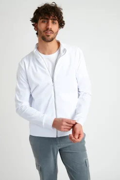 Cala 1789 Veste zippée blanche LUC LESCADA Online