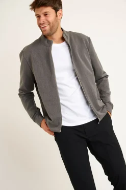 Cala 1789 VESTE ZIPPÉE GRISE LUC MAIORCA New