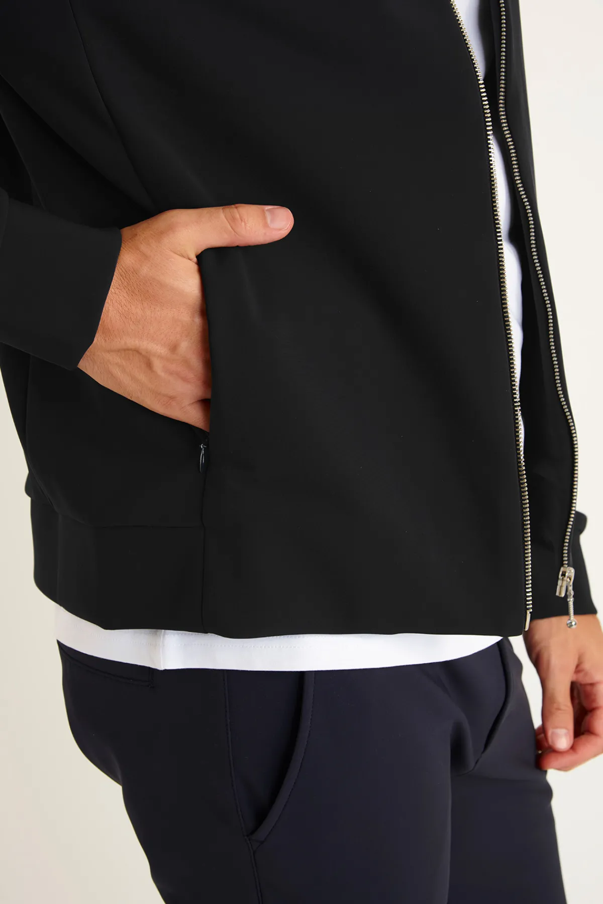 Cala 1789 VESTE ZIPPEE NOIRE LUC MEGEVE Fashion