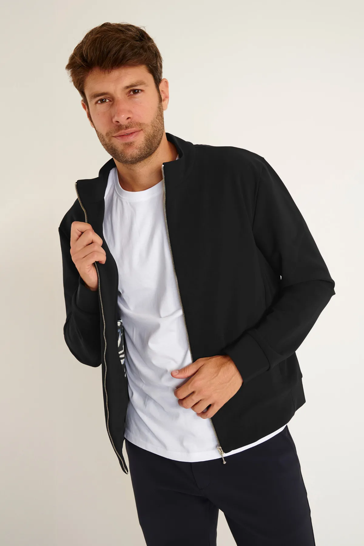 Cala 1789 VESTE ZIPPEE NOIRE LUC MEGEVE Fashion