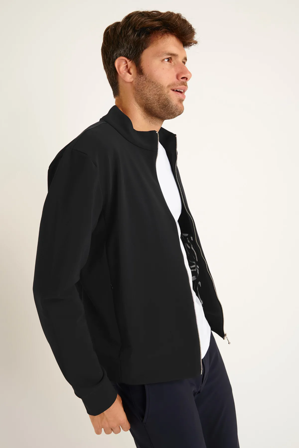 Cala 1789 VESTE ZIPPEE NOIRE LUC MEGEVE Fashion